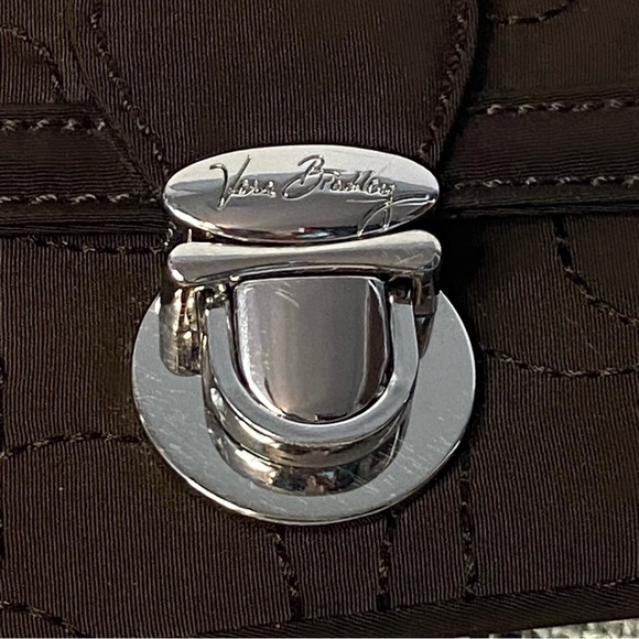 VERA BRADLEY / Espresso Flap ID Key Chain Wallet - Picture 4 of 9